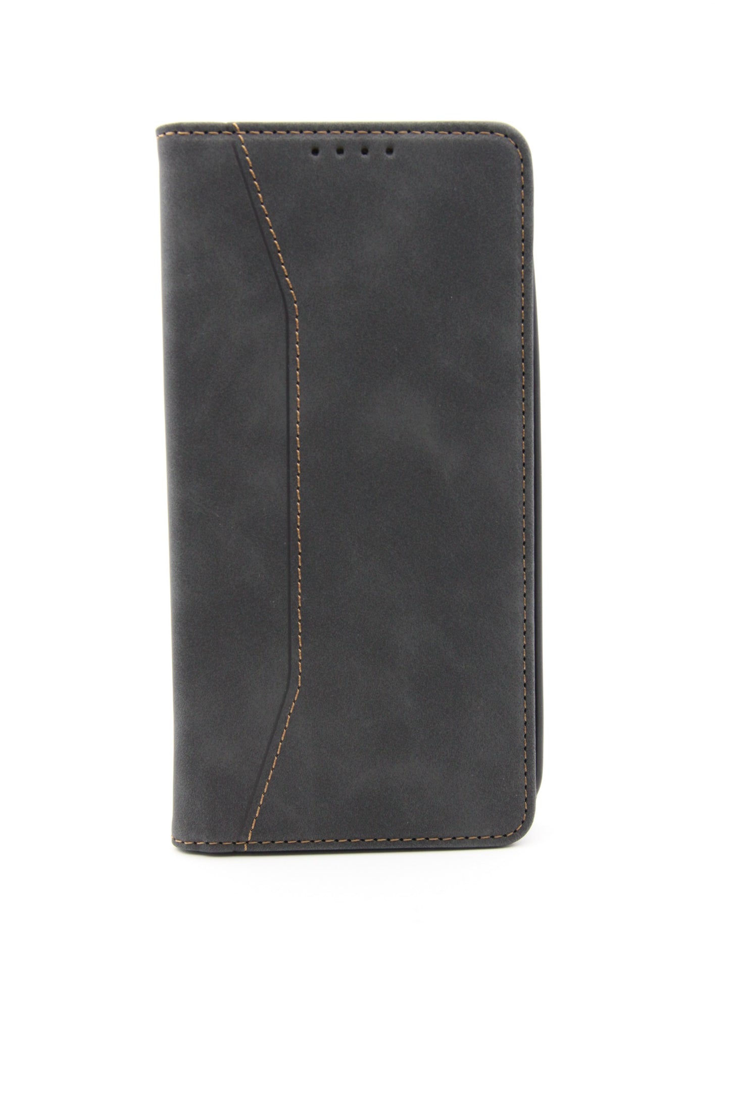 iPhone 14 Pro 6.1 Suede Window Wallet - Black