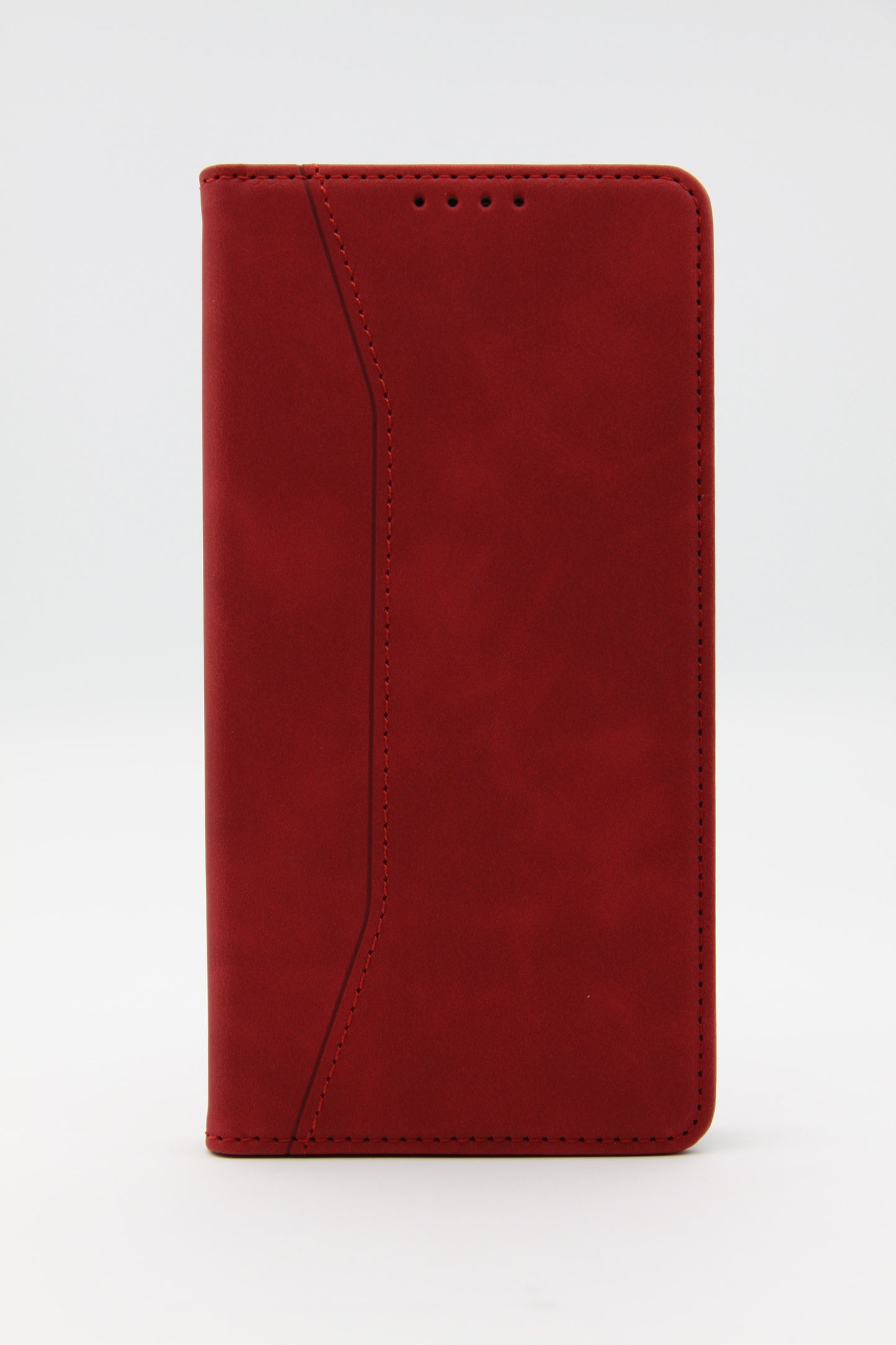 iPhone 14 Pro 6.1 Suede Window Wallet - Red