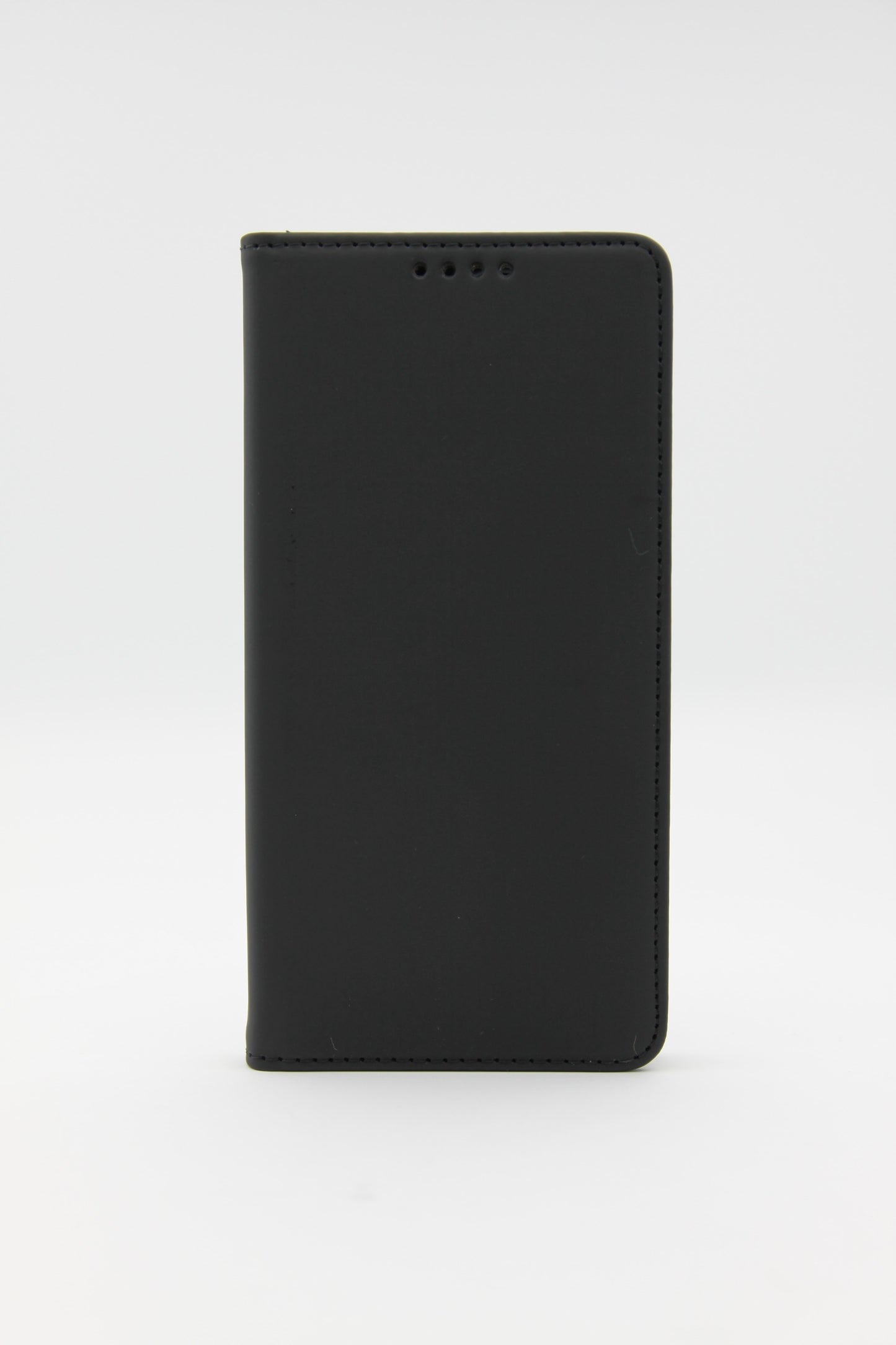 iPhone 14 Pro 6.1 Suede Wallet Case W/ Back Card Slot - Black