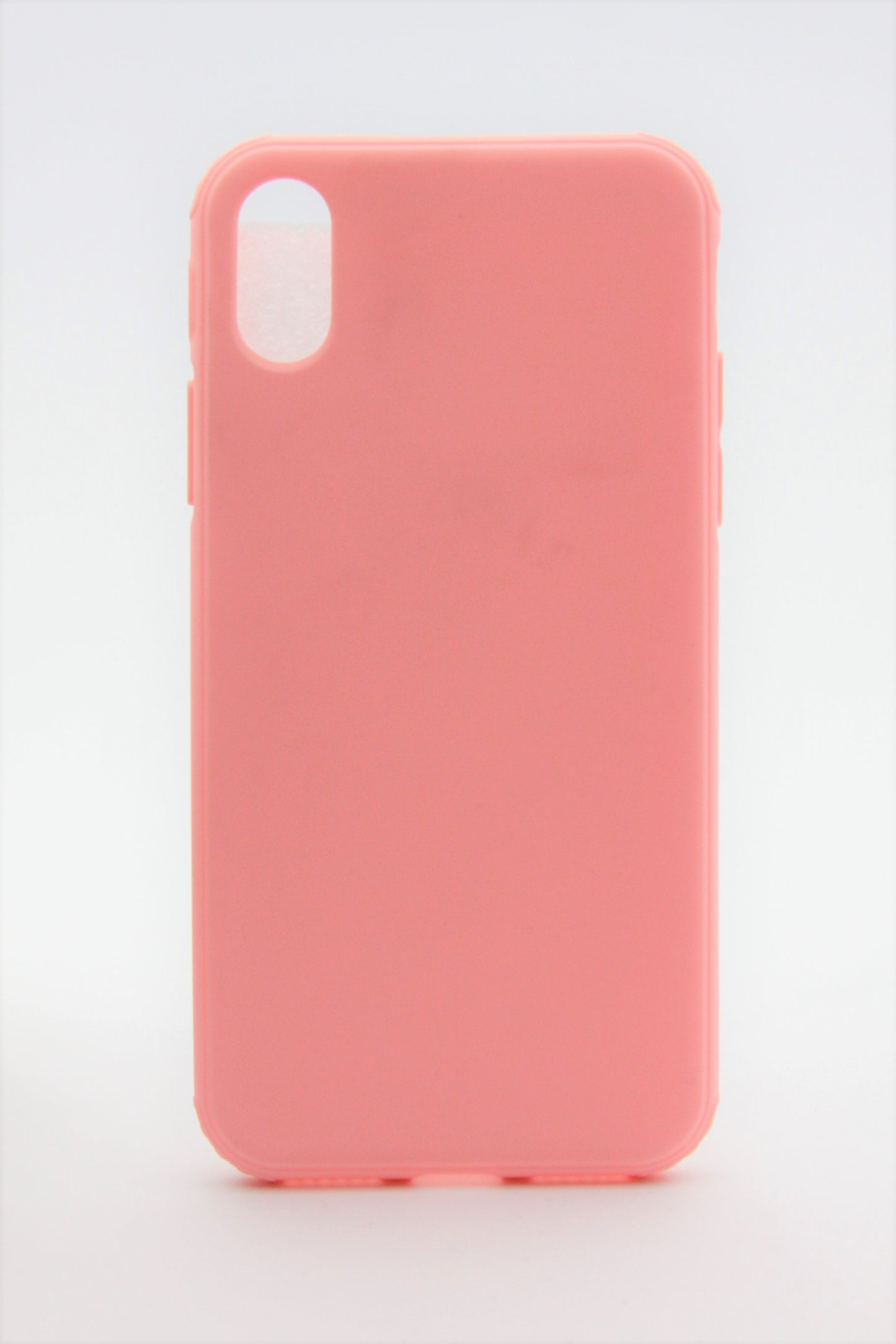 iPhone X/XS Soft Gel Case - Salmon Pink