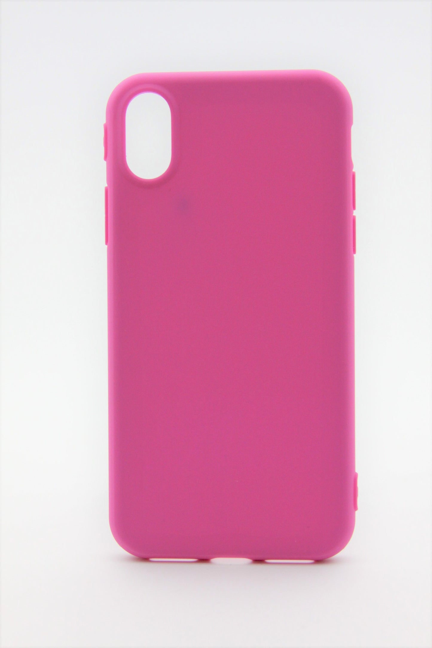 iPhone X/XS Soft Gel Case - Hot Pink