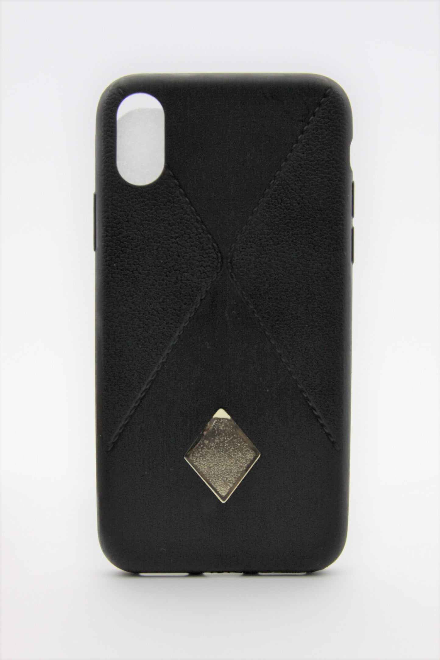 iPhone X/XS Diamond Soft Gel - Black/ Gold