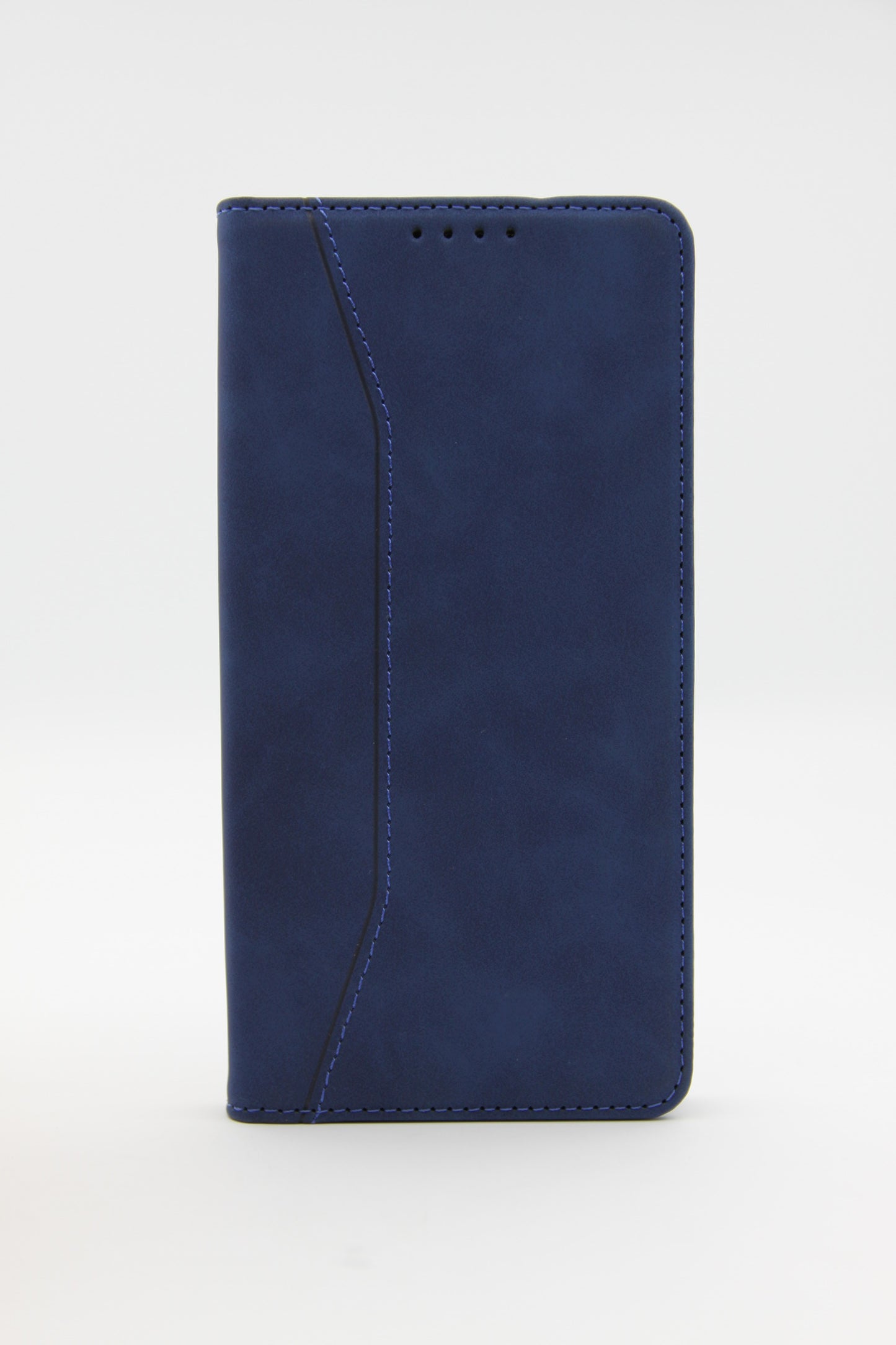 iPhone 14 Pro 6.1 Suede Window Wallet - Blue
