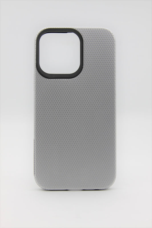 iPhone 14 Pro Max 6.7 Slim Dual Layer Case - Silver