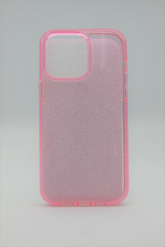 iPhone 14 Tough One Piece Glitter Clear
