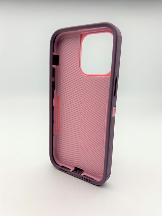 iPhone 14 Pro 6.1 Rugged 3in1 Case - Pink