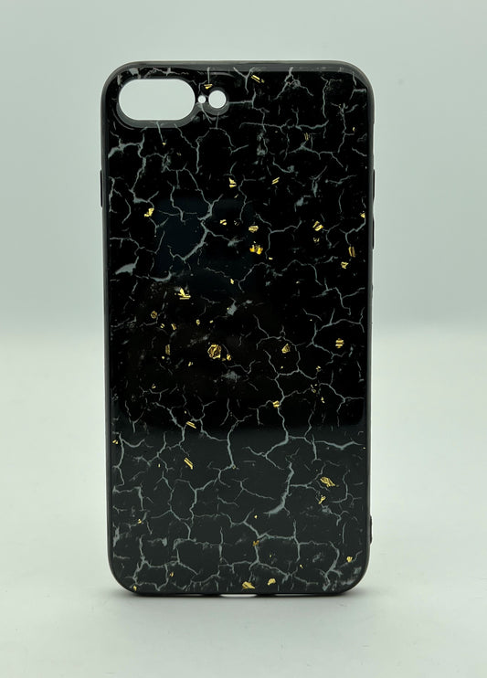 iPhone 7/8 Plus glitter w/ gold flakes