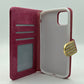 iPhone 11 glitter wallet case