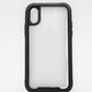 iPhone X/XS Hard Clear Case With  Grip - Clear/Black