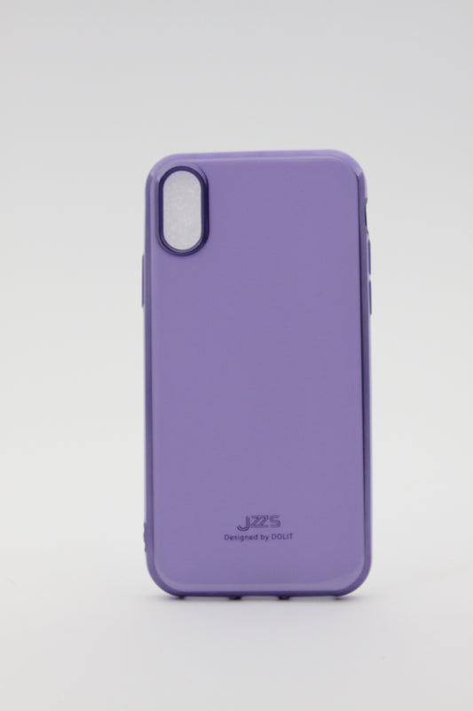 iPhone X/XS Metallic Gel Case - Purple