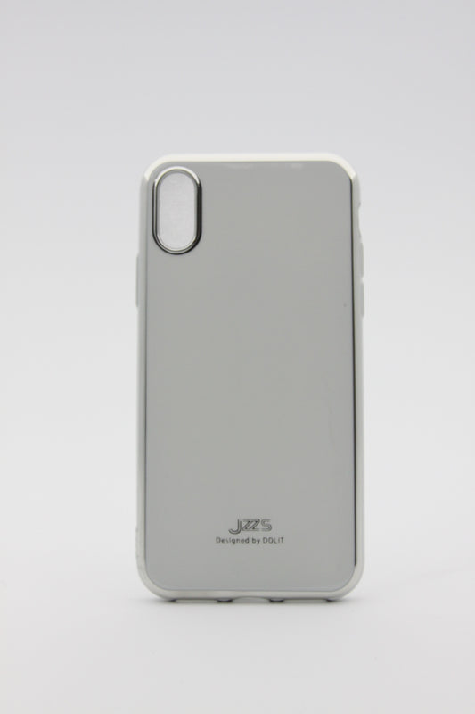 iPhone X/XS  Metallic Case - White
