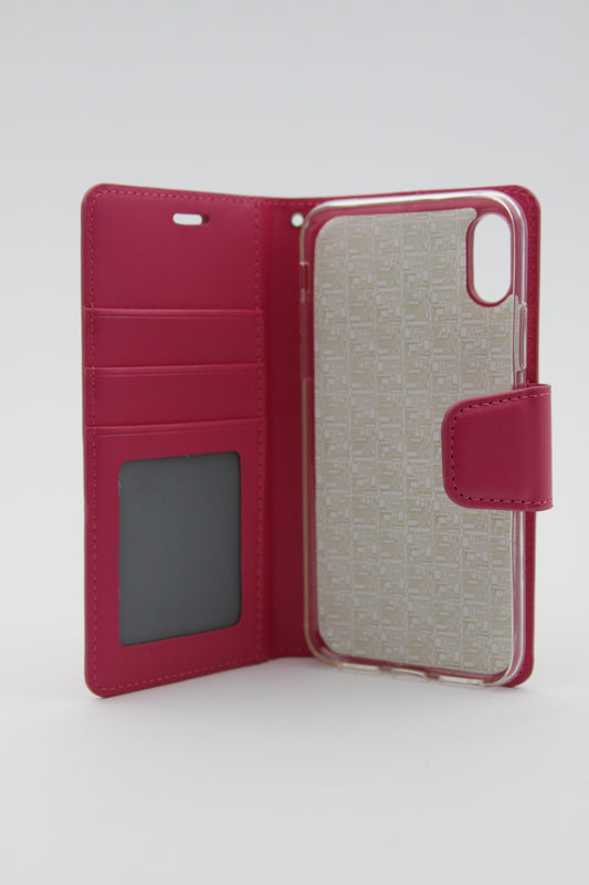 iPhone X/XS Max Mercury Canvas Diary- Pink