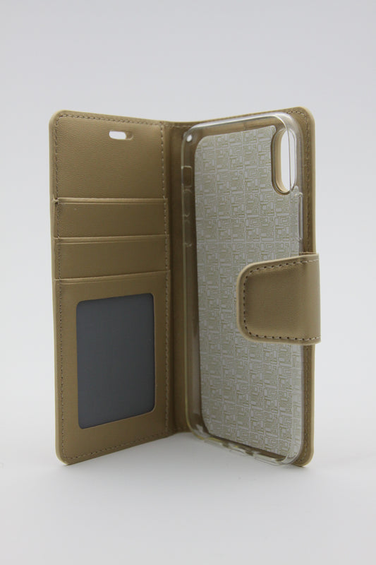 iPhone X/XS Mercury Canvas Diary - Gold