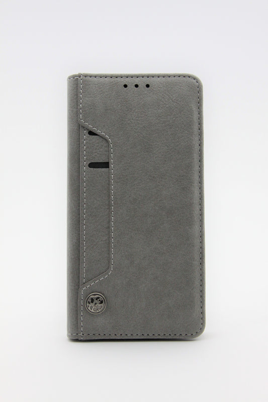 iPhone X/XS Card Slide Wallet Case - Grey