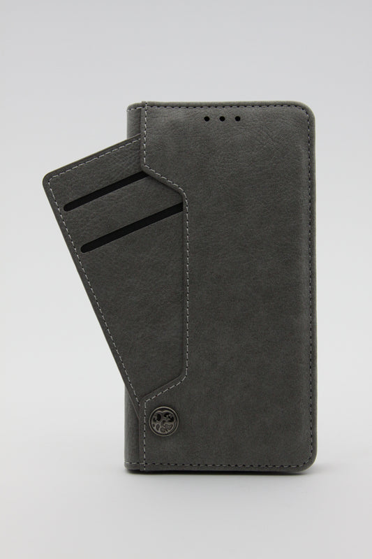 iPhone X/XS Card Slide Wallet Case - Grey