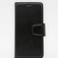 iPhone X/XS Plain Wallet Case - Black