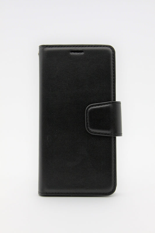 iPhone X/XS Plain Wallet Case - Black