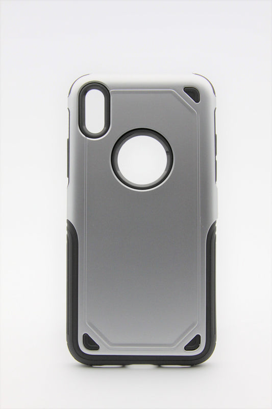 iPhone XR Dual Layer Action Case - Silver