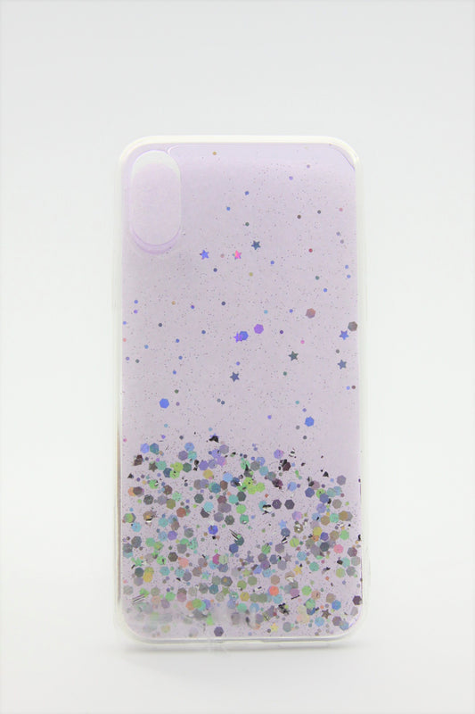 iPhone XR Glitter Case - Purple