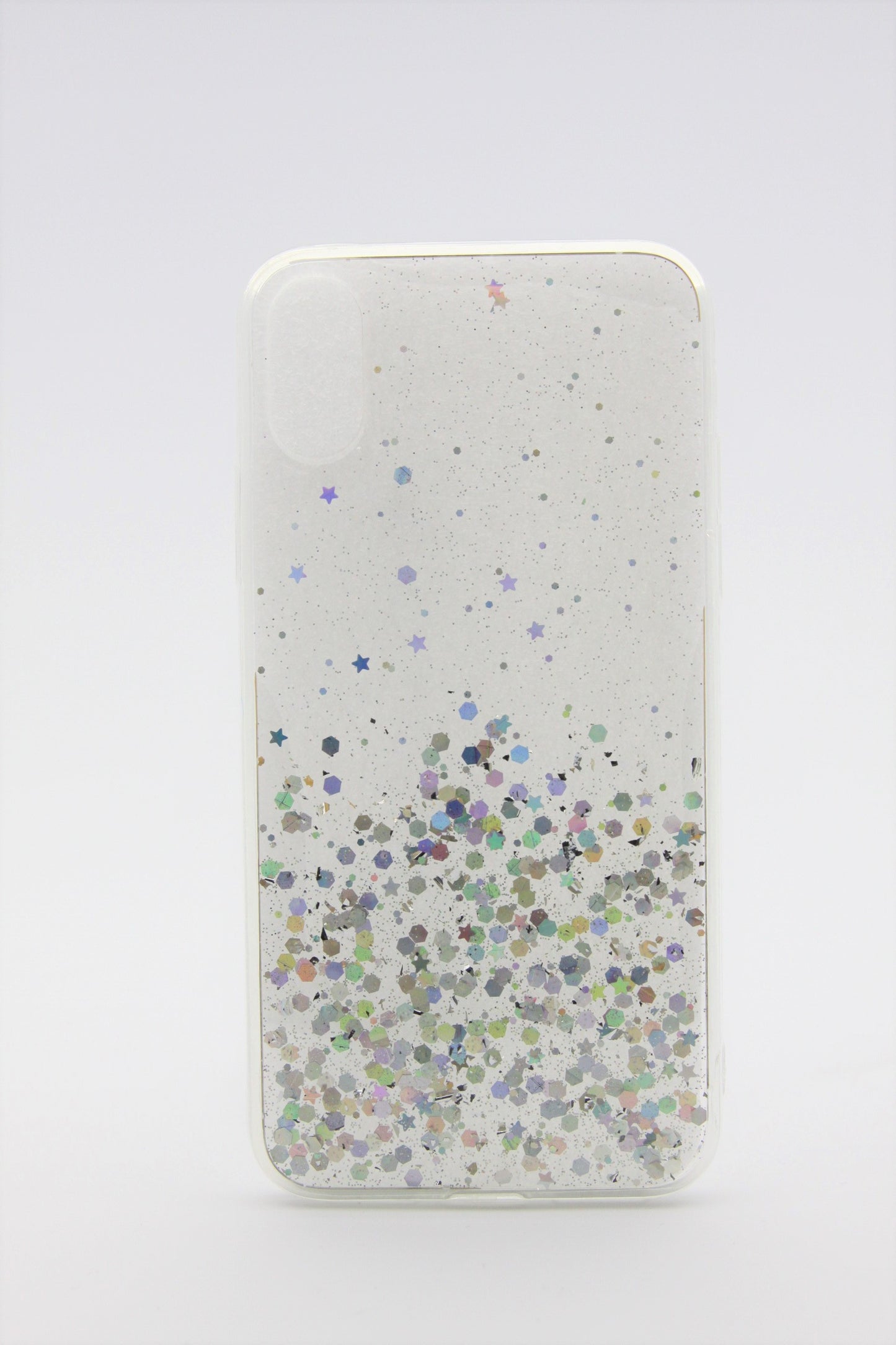 iPhone XR Glitter Case - Clear