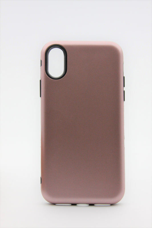 iPhone XR Dual Layer Case - Rose Gold