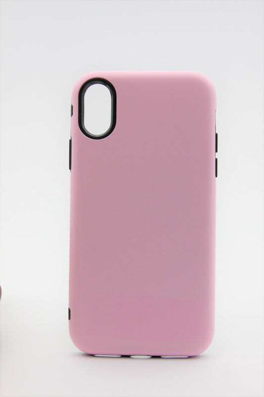iPhone XR Dual Layer Case - Light Pink
