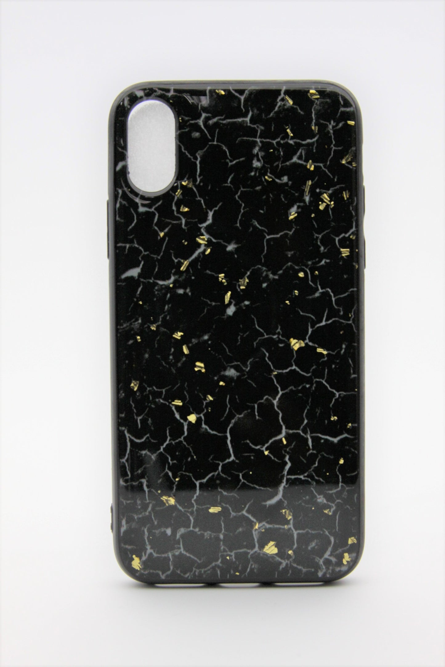 iPhone XR Hard Gel Case - Black/Gold