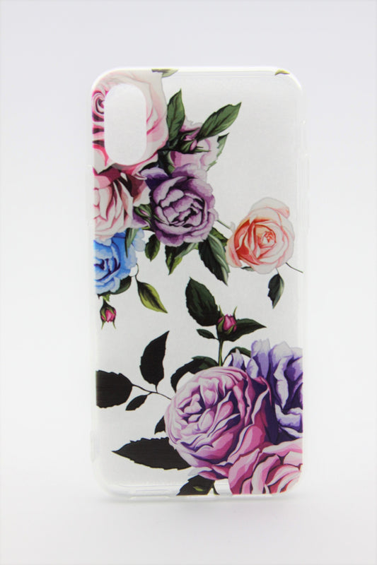 iPhone X/XS Max Floral Print Gel Case