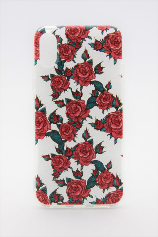 iPhone X/XS Max Floral Print Gel Case