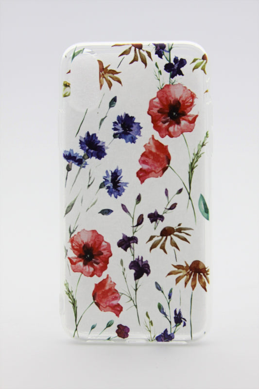 iPhone X/XS Max Floral Print Gel Case