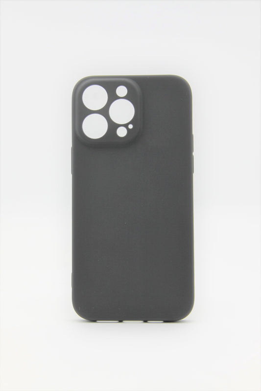 iPhone 14 Pro Velvet TPU Case - Black