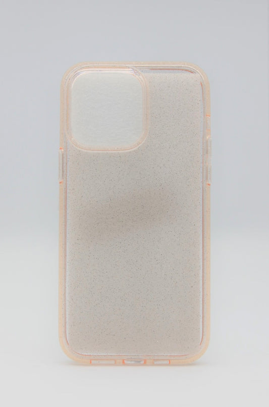 iPhone 14 Tough One Piece Glitter Clear