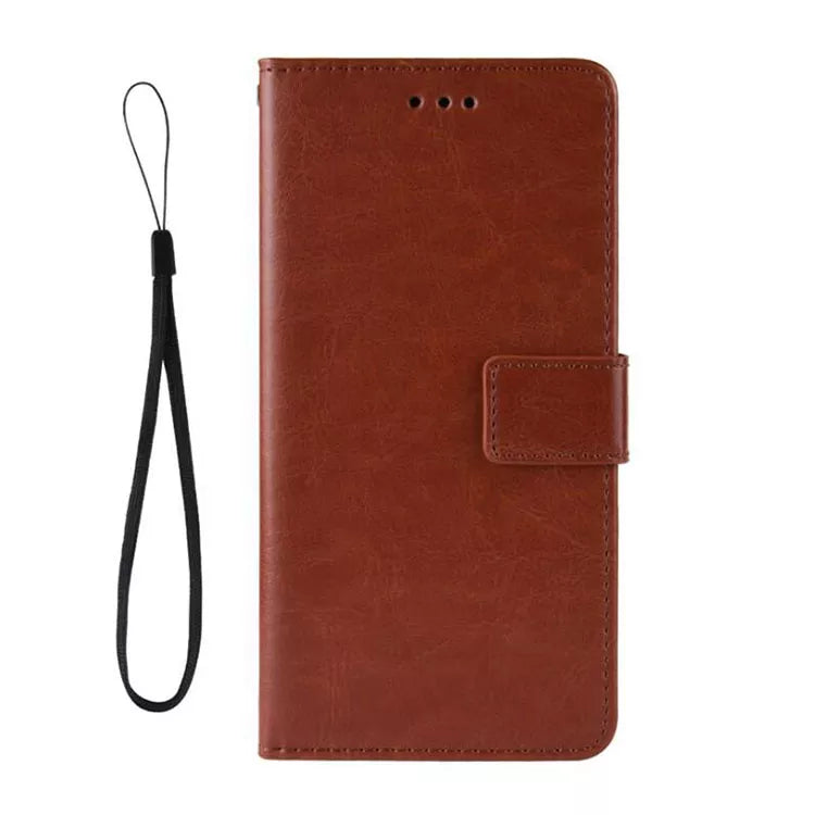 iPhone 13 Wallet Case 3 Card Holder Brown